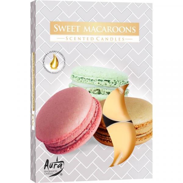Bispol podgrzewacze zapachowe 6szt. Sweet Macaroons
