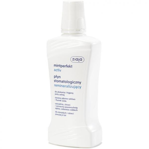 Ziaja Mintperfekt Active płyn do płukania ust 500ml remineralizujący