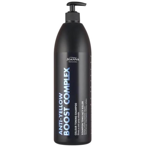 Joanna Professional Anti-Yellow Boost Complex szampon tonujący kolor 1000g popielaty 
