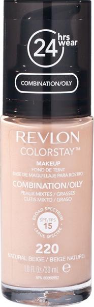 Revlon podkład 220 natural beige cera mieszana i tłusta