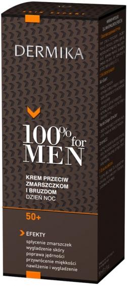 Dermika 100% for MEN krem 50+ przeciw zmarszczkom i bruzdom 50ml