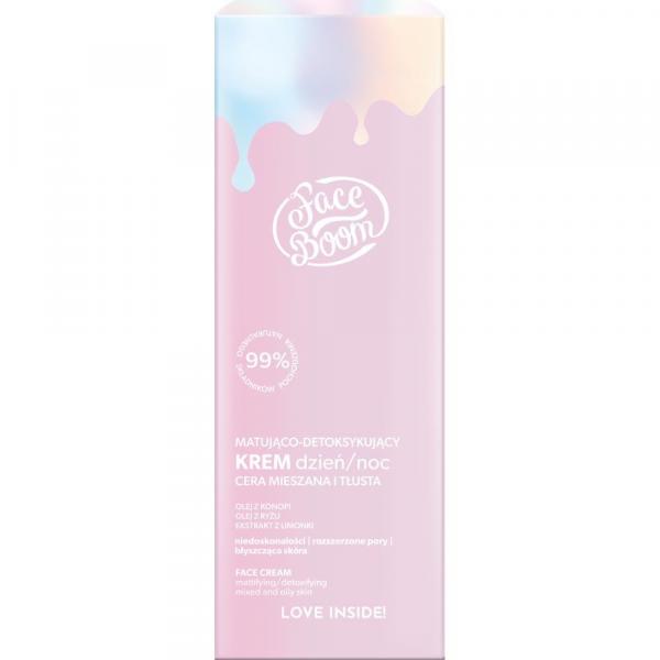 Bielenda Face Boom Krem do twarzy matująco-detoksykujący 50ml