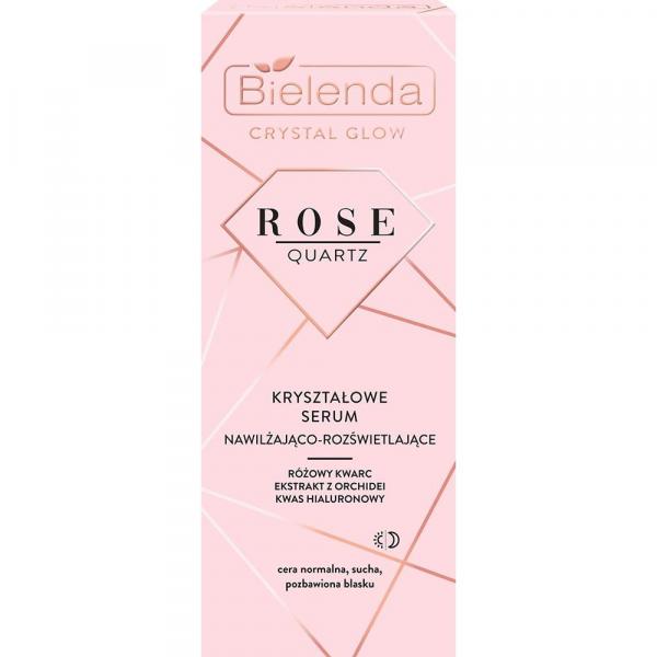 Bielenda Rose Quartz nawilżająco - rozświetlające serum do twarzy 30ml