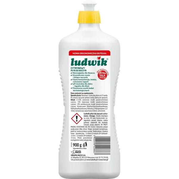 Ludwik do naczyń 900g cytryna