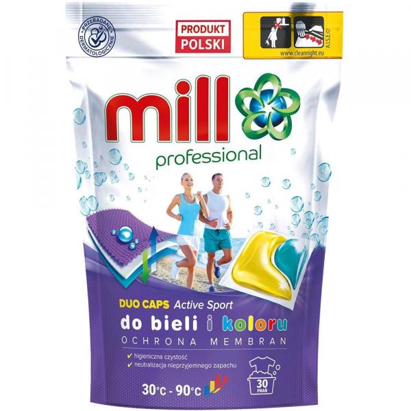 Mill Professional kapsułki piorące 30 sztuk Active Sport Duo Caps