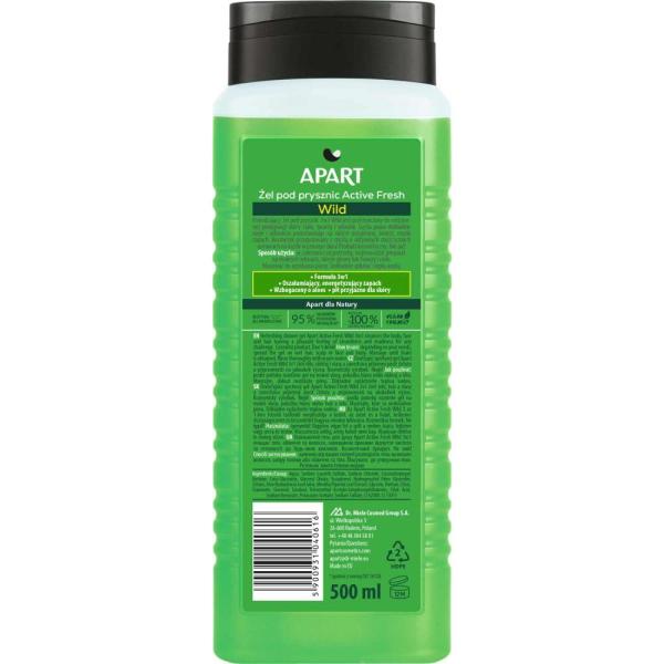 Apart 3w1 Men Active Fresh Wild żel pod prysznic 500ml