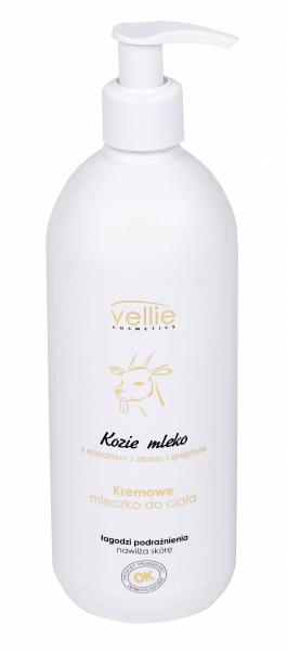 Vellie kozie mleko kremowe mleczko do ciała 500ml