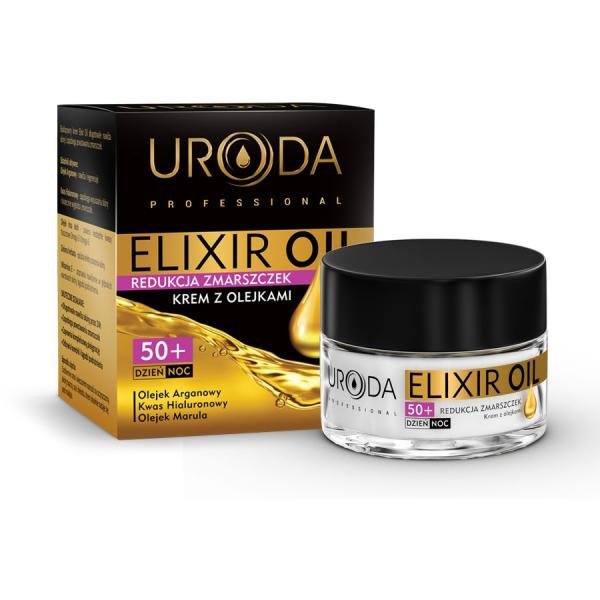 Uroda Elixir Oil krem 50+ redukcja zmarszczek 50ml