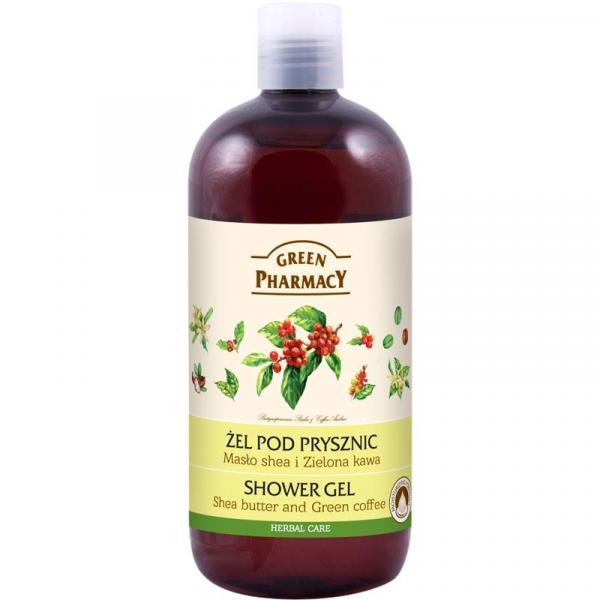 Green Pharmacy żel pod prysznic 500ml Masło Shea i Zielona Kawa
