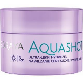 Soraya Aqua Shot kremowy hydrożel do twarzy 50ml cera sucha i wrażliwa