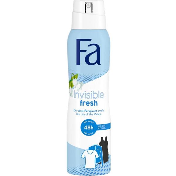Fa dezodorant 150ml Invisible Fresh

