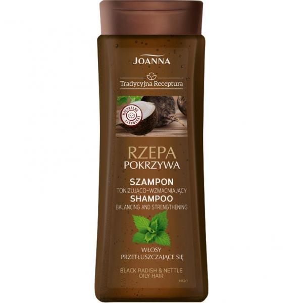 Joanna Tradycyjna Receptura szampon z odżywką 300ml Rzepa i pokrzywa