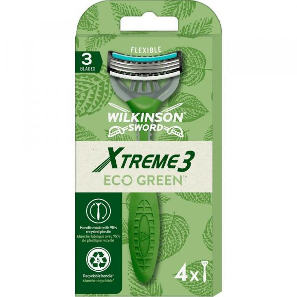 Wilkinson Xtreme 3 Eco Green golarki 3-ostrzowe 4szt.
