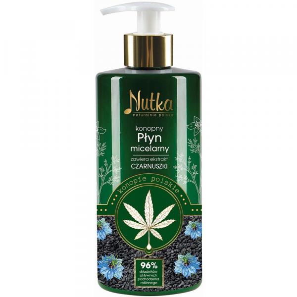 Nutka płyn micelarny 400ml konopie polskie/czarnuszka
