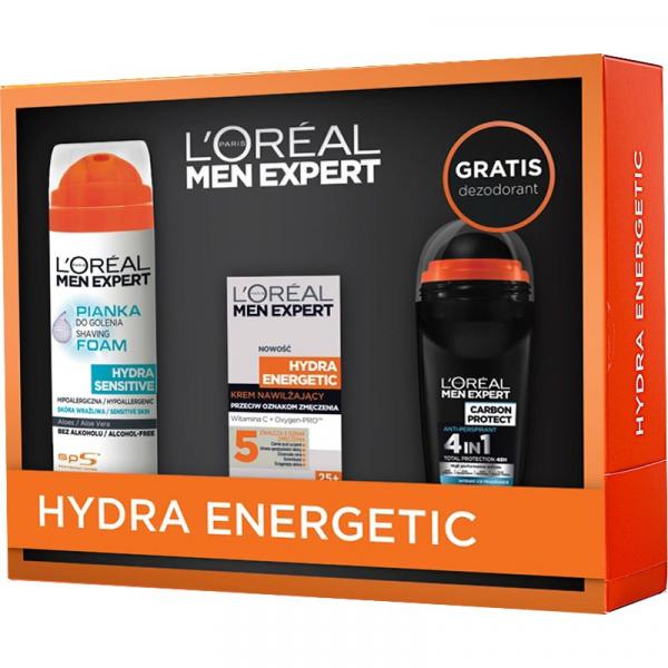 Loreal Men Hydra Energetic Zestaw kosmetyków męskich
