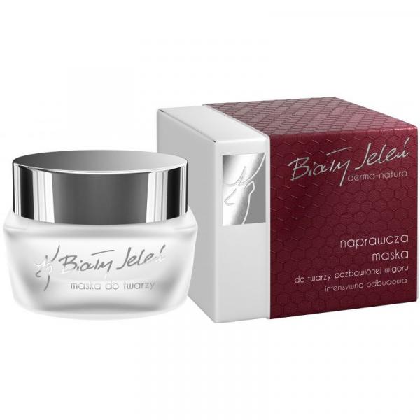 Biały Jeleń Dermo-Natura maska do twarzy naprawcza 50ml