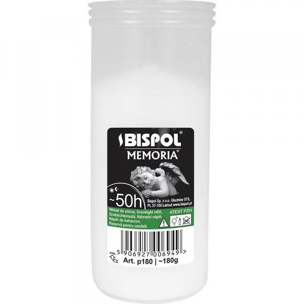 Bispol wkład parafinowy prasowany P180 20 sztuk
