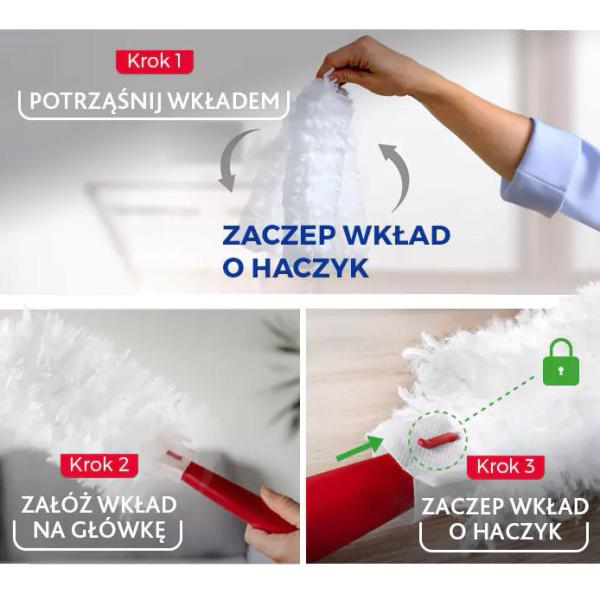 Vileda Flex&Catch wkład do miotełki 10szt