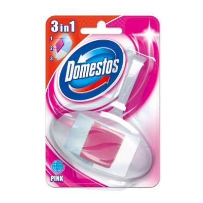 Domestos kostka do WC koszyk różowa siła