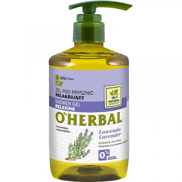 O Herbal żel pod prysznic relaksujący 750ml Lawenda
