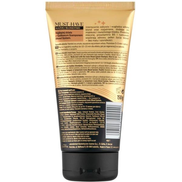 Joanna Blond System maska do włosów 150g wł. blond i rozjaśniane