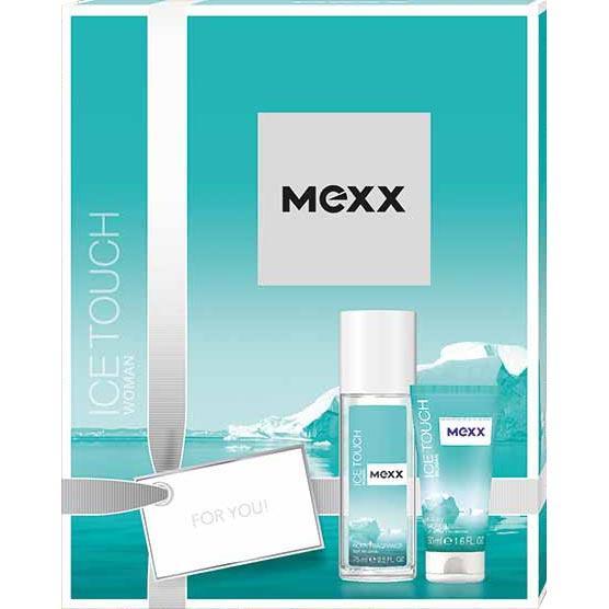 Mexx zestaw Woman Ice Touch DNS 75ml + żel pod prysznic 50ml