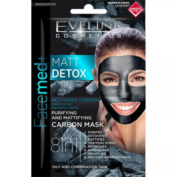 Eveline Maseczka węglowa Matt Detox