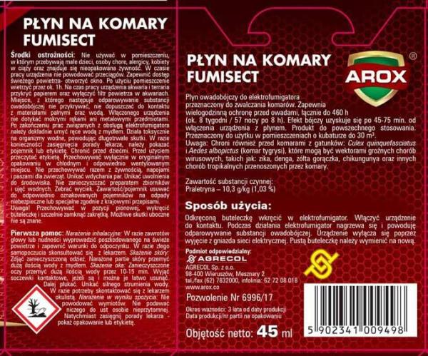 Arox Elektro płyn do urządzenia 60 nocy
