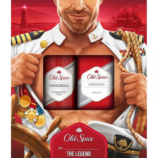Old Spice zestaw Original dezodorant + żel pod prysznic