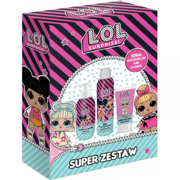 LOL Surprise! Watermelon zestaw dziecięcy (mydło + żel + krem do rąk)