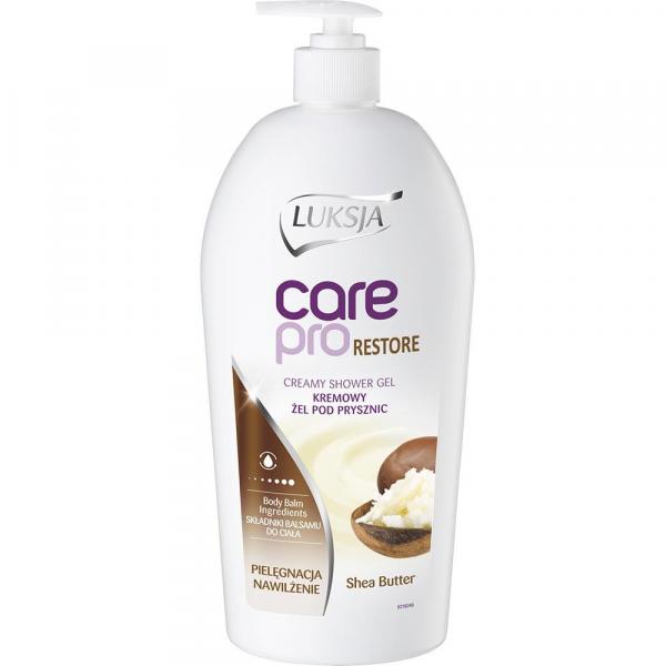 Luksja Care Pro Restore żel pod prysznic 750ml Masło Shea (z pompką)