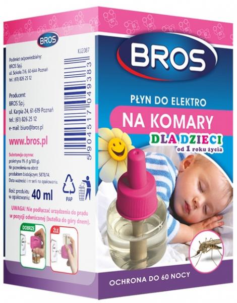 Bros elektro zapas w płynie na komary sensitive