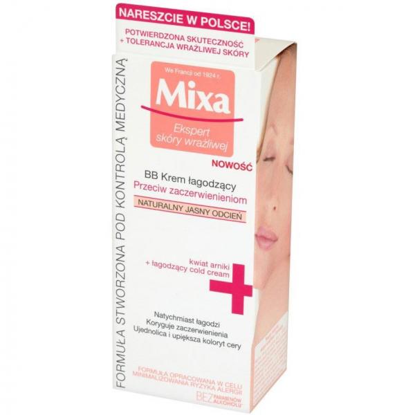 Mixa krem BB łagodzący przeciw zaczerwienieniom 50ml Jasny
