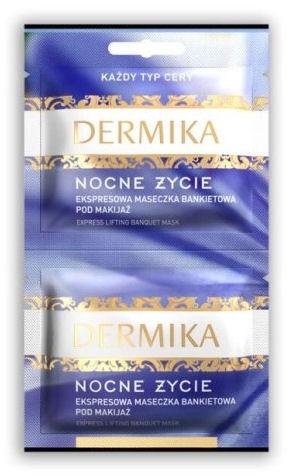 Dermika maseczka 2 x 5ml Nocne Życie (pod makijaż)