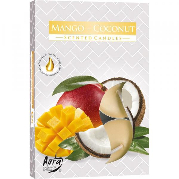 Bispol podgrzewacze zapachowe Mango-Cocconut 6 sztuk p15-316
