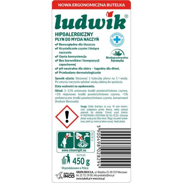 Ludwik do naczyń 450g hipoalergiczny