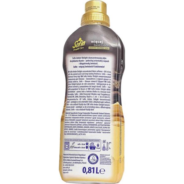Sofin koncentrat do płukania 810ml Amber Delight