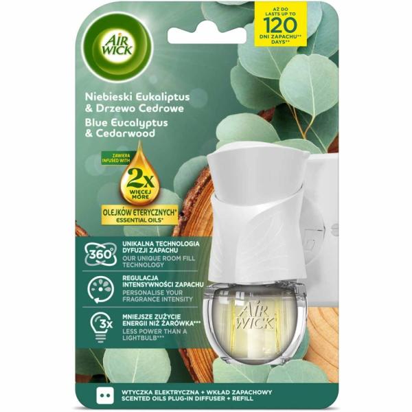 Air Wick elektryczny urządzenie Niebieski Eukaliptus & Drzewo Cedrowe 