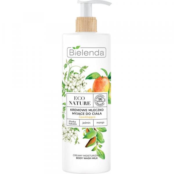 Bielenda Eco Nature mleczko myjące 400ml śliwka kakadu,jaśmin,mango