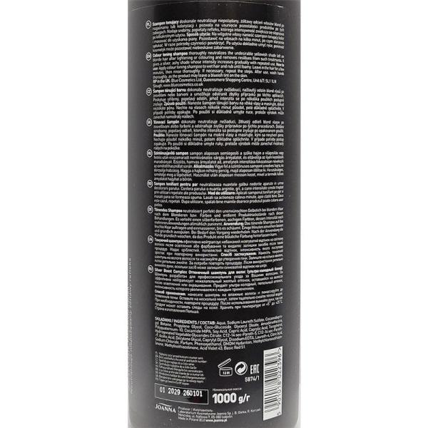 Joanna Professional Silver Boost Complex szampon tonujący kolor 1000g popielaty 